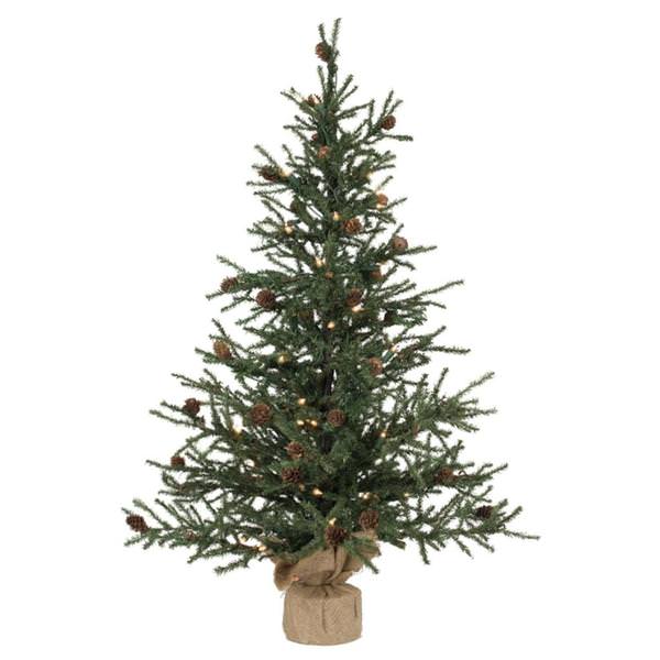 36" Artificial Carmel Pine 50 Clear Lights