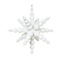 Vickerman 39" White Shiny/Glitter Radical Snowflake Ornament