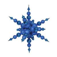 Vickerman 39" Blue Shiny/Glitter Radical Snowflake Ornament