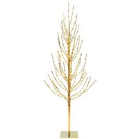 Vickerman 5' Artificial Gold Tree 336 Warm White LED Lights