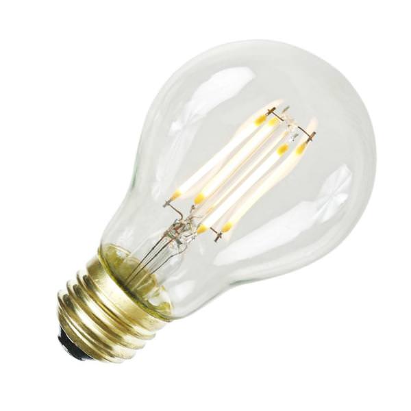 3.2 watt 120 volt A19 Medium Screw Base 2200K Warm White Dimmable LED Filament