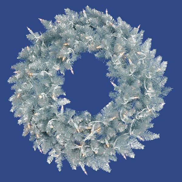 36" Artificial Silver Fir Wreath Unlit