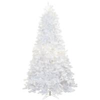 Vickerman 6.5' x 52" Crystal White Pine 600 Warm White LED Lights with Transformer and Remote Control