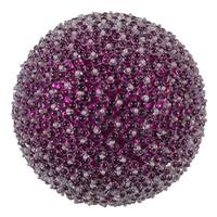Vickerman 10" Purple Acrylic Beaded Ball Ornament