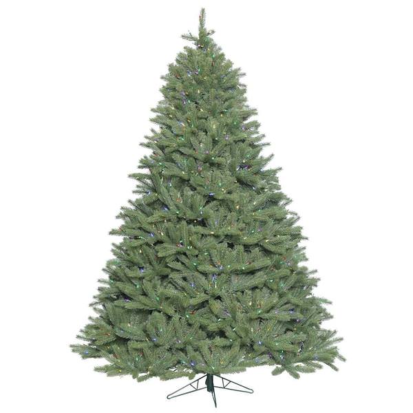 5.5' x 49" Artificial Colorado Spruce Tree 550 Multi Color Miniature Lights