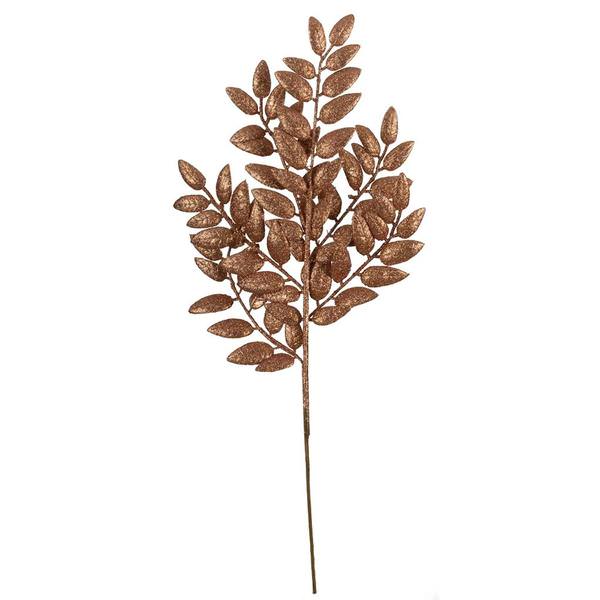 22" Rose Gold Glitter Honey Locust Spray (6 pack)