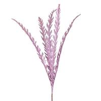 View 22" Mauve Soap Plant Glitter Spray (6 pack)