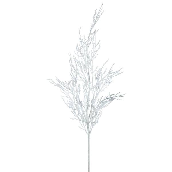 28" White Glitter Wild Huck Spray (6 pack)
