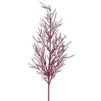 View 28" Burgundy Glitter Wild Huck Spray (6 pack)