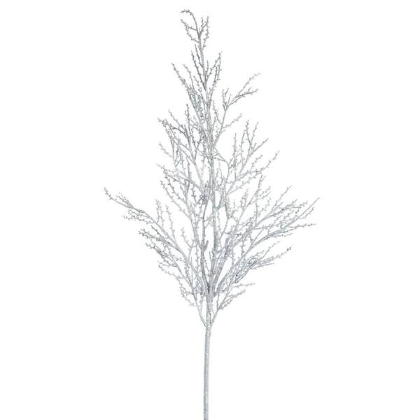 28" Silver Glitter Wild Huck Spray (6 pack)