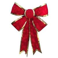 Vickerman 28" x 47" Lighted Red Bow 192 LEDs