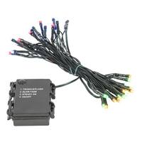 View 35 Light 15' Battery Operated Multi-Color Wide Angle LED Miniature String with Timer