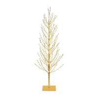 Vickerman 7' Artificial Gold Tree 680 Warm White LED Lights