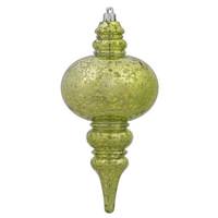 Vickerman 7" Olive Shiny Mercury Finial Ornament (3 pack)