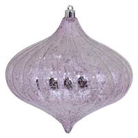 Vickerman 6" Lavender Shiny Mercury Onion Ornament (4 pack)