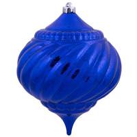 Vickerman 8" Cobalt Shiny Mercury Onion Ornament