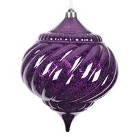 Vickerman 8" Plum Shiny Mercury Onion Ornament