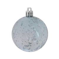 View 4.75" Baby Blue Shiny Mercury Ball Ornament (4 pack)