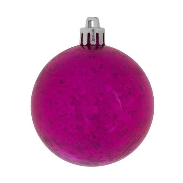 10" Magenta Shiny Mercury Ball