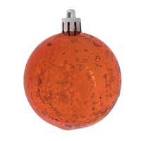 Vickerman 10" Burnished Orange Shiny Mercury Ball