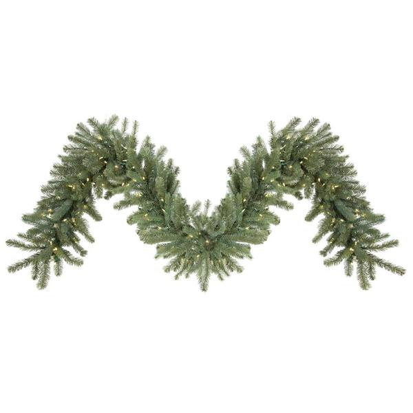 9' Artificial Colorado Spruce Garland 150 LED Lights