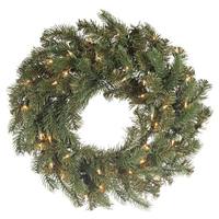 Vickerman 24" Artificial Colorado Spruce Wreath 50 Miniature Lights
