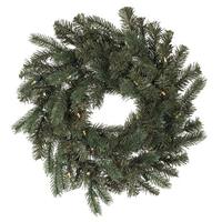 Vickerman 24" Artificial Colorado Spruce Wreath 50 Warm White LED Lights