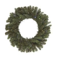 Vickerman 24" Artificial Colorado Spruce Wreath 35 Warm White / Color Changing LED Lights
