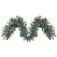 View 9' Artificial Colorado Blue Spruce Garland