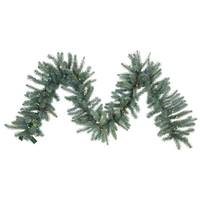 Vickerman 9' Artificial Colorado Blue Spruce Garland 70 Warm White/Color Changing LED with Timer