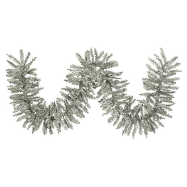 9' x 14" Artificial Platinum Fir Garland