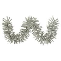 Vickerman 9' x 14" Artificial Platinum Fir Garland