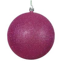 Vickerman 2.75" Magenta Glitter Ball Ornament (12 pack)