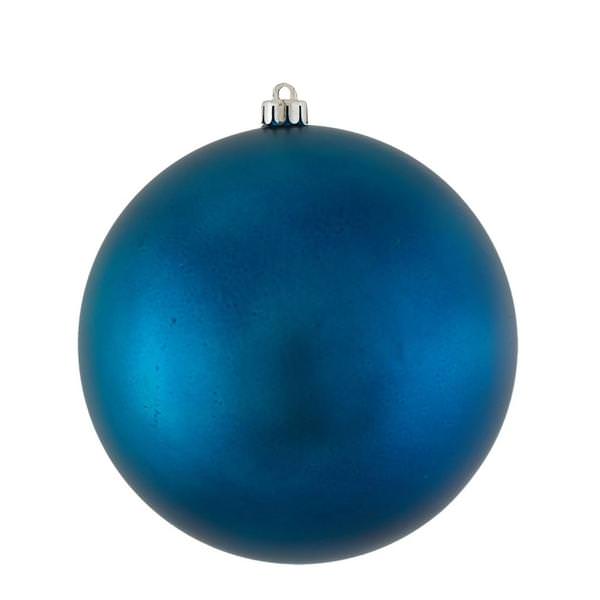 2.4" Sea Blue Matte Ball Ornament (24 pack)