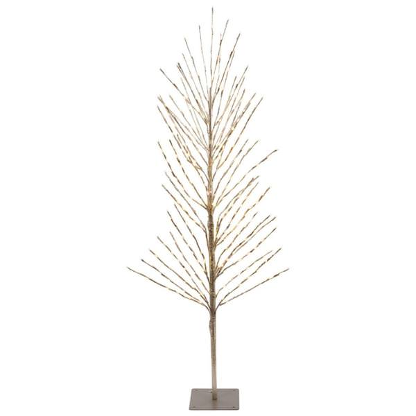 4' Artificial Champagne Tree with 280 Warm White LED Lights