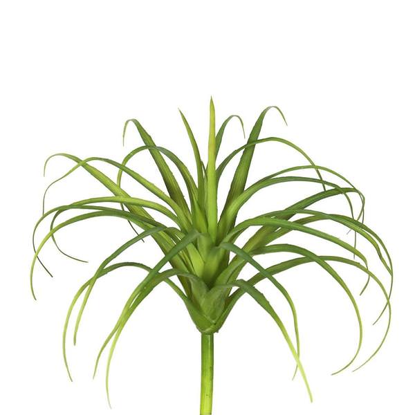 8" Artificial Frosted Green Grass Stem (3 pack)