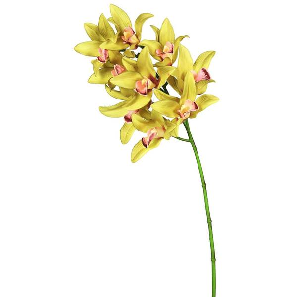 29" Artificial Green Cymbidium Orchid