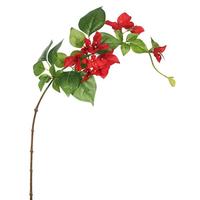 Vickerman 33" Artificial Red Bougainvillea Stem (3 Pack)