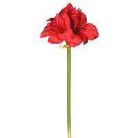 Vickerman 28" Artificial Red Amaryllis Stem (3 Pack)