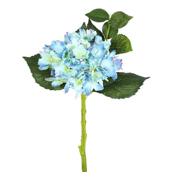 15" Artificial Blue Hydrangea (3 Pack)