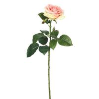 Vickerman 26" Artificial Coral Real Touch Rose Stem (3 pack)