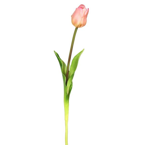19" Artificial Pink Tulip Stem (3 Pack)