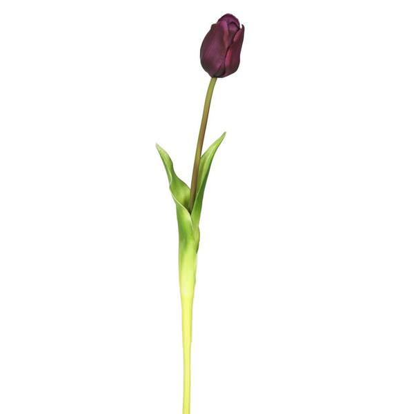 19" Artificial Purple Tulip Stem (3 Pack)