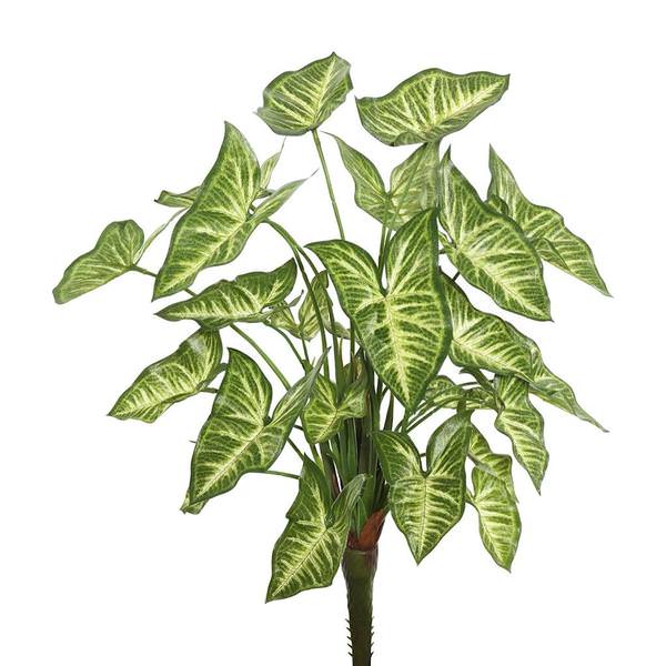 22" Artificial Green Syngonium Spray