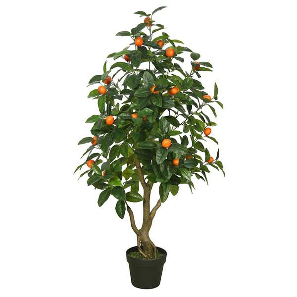 48" Artificial Real Touch Orange Tree