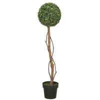 Vickerman 39" Artificial Boxwood Ball Shape Topiary in Container