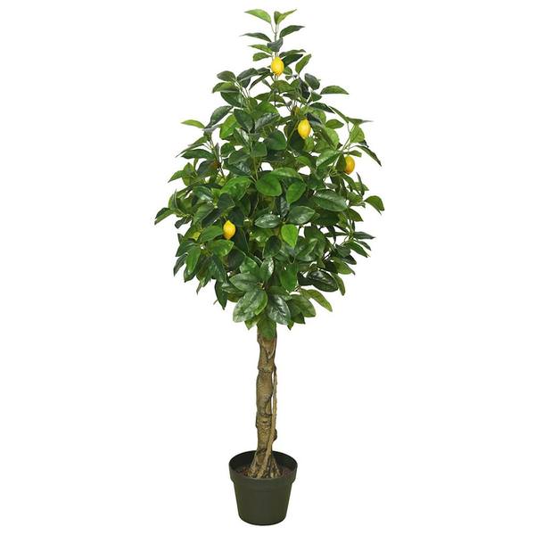 51" Artificial Real Touch Lemon Tree