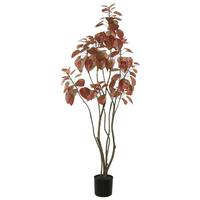 Vickerman 4' Artificial Potted Rogot Rurple Tree
