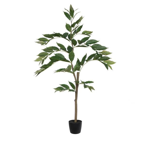 48" Artificial Potted Nandina Tree