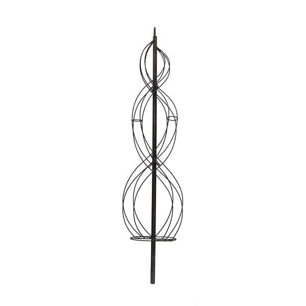 4' Double Spiral Metal Topiary Frame